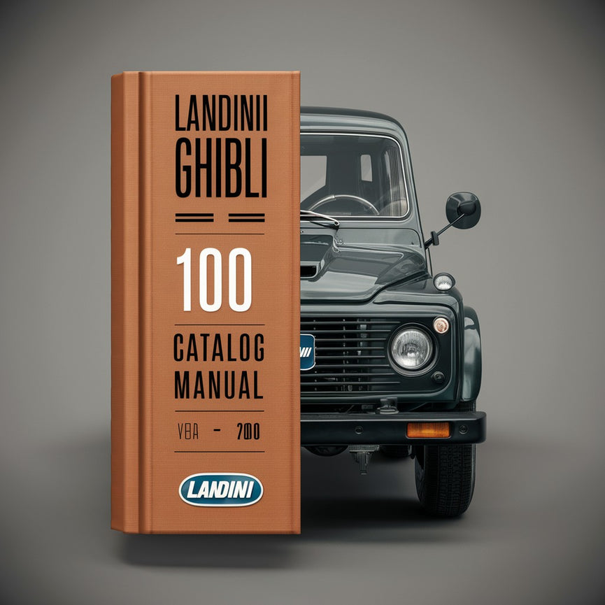 Landini Ghibli 100 Parts Catalog Manual