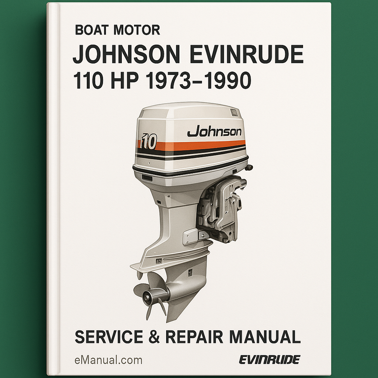 Johnson Evinrude 110 HP 1973-1990 Service Repair Manual
