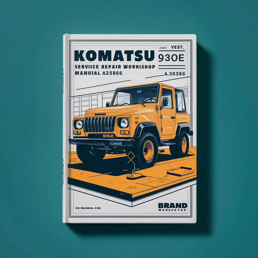 Komatsu 930E-3SE Service- und Reparaturhandbuch für die Werkstatt A30366 und höher als PDF-Download