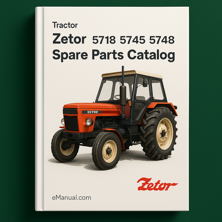 Zetor 5718 5745 5748 Spare Parts Catalog