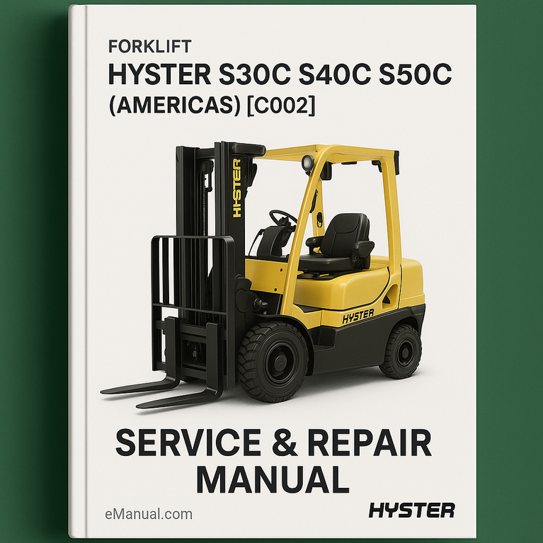 Hyster S30C S40C S50C (Americas) [C002] Forklift Service Repair Manual