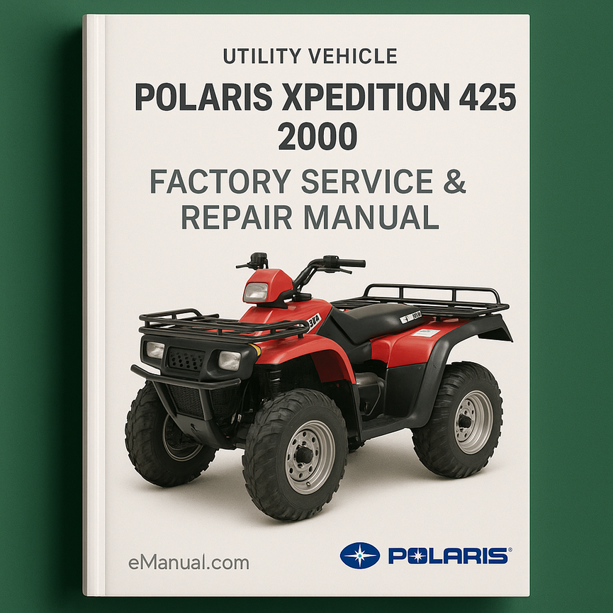 Polaris Xpedition 425 2000 Factory Service Repair Manual