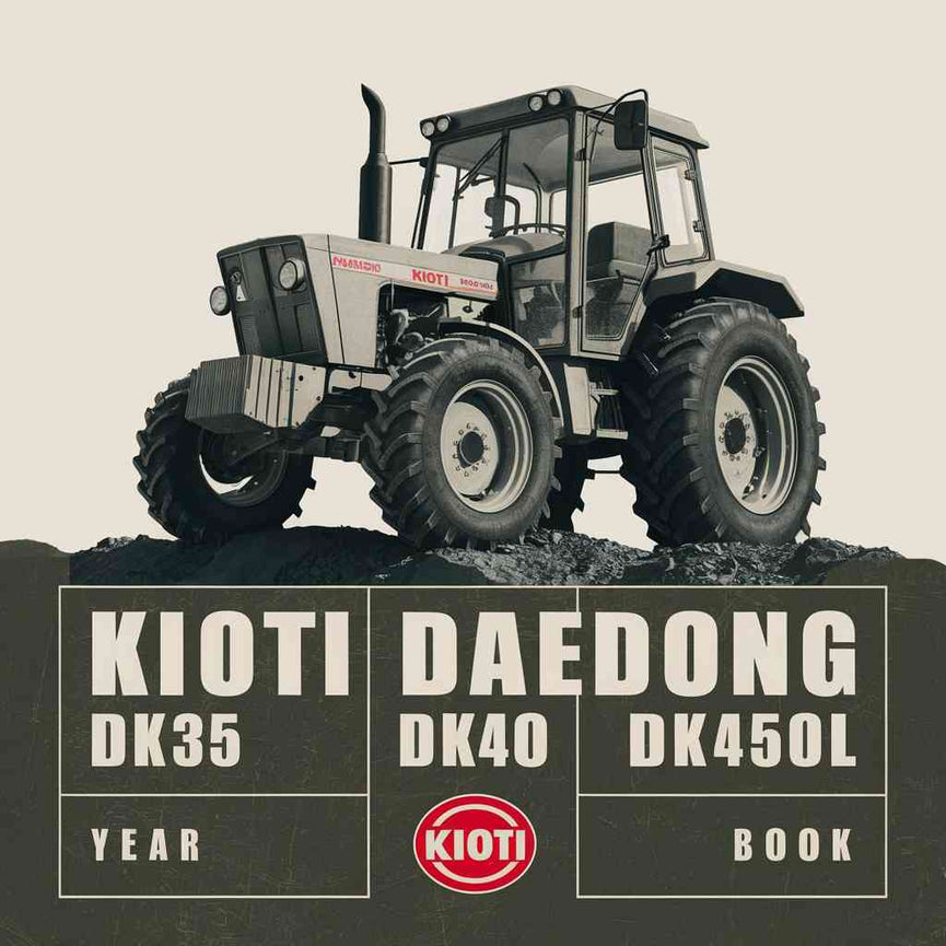 Manual de servicio del tractor KIOTI DAEDONG DK35 DK40 DK450L Descargar PDF