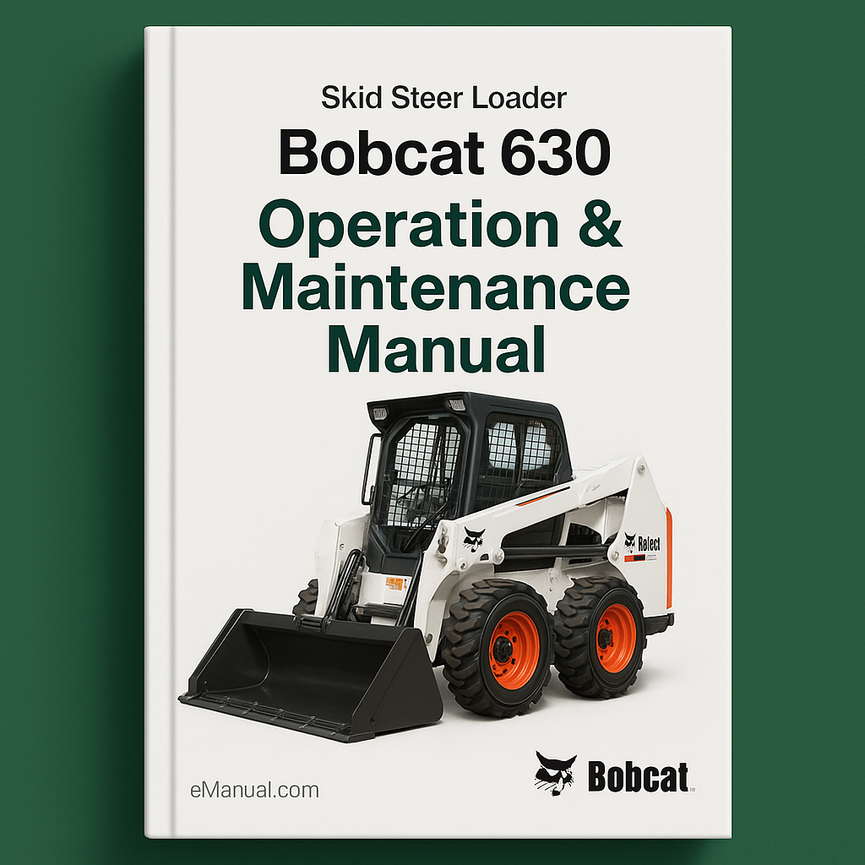 Bobcat 630 Skid Steer Loader Operation & Maintenance Manual