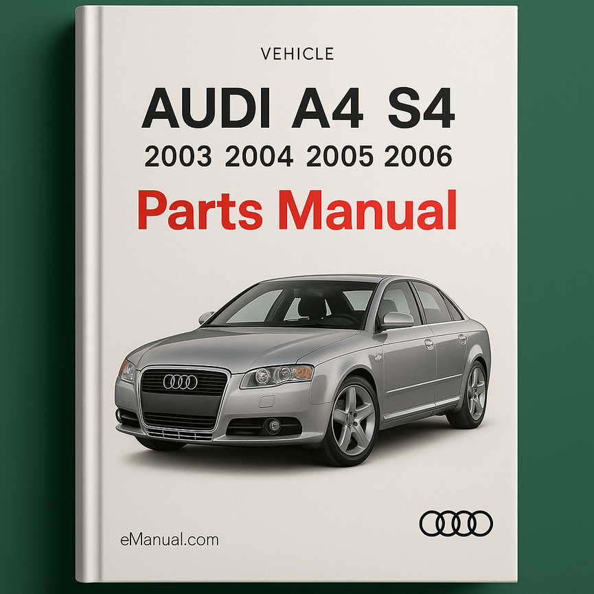AUDI A4 S4 2003 2004 2005 2006 Manual de piezas