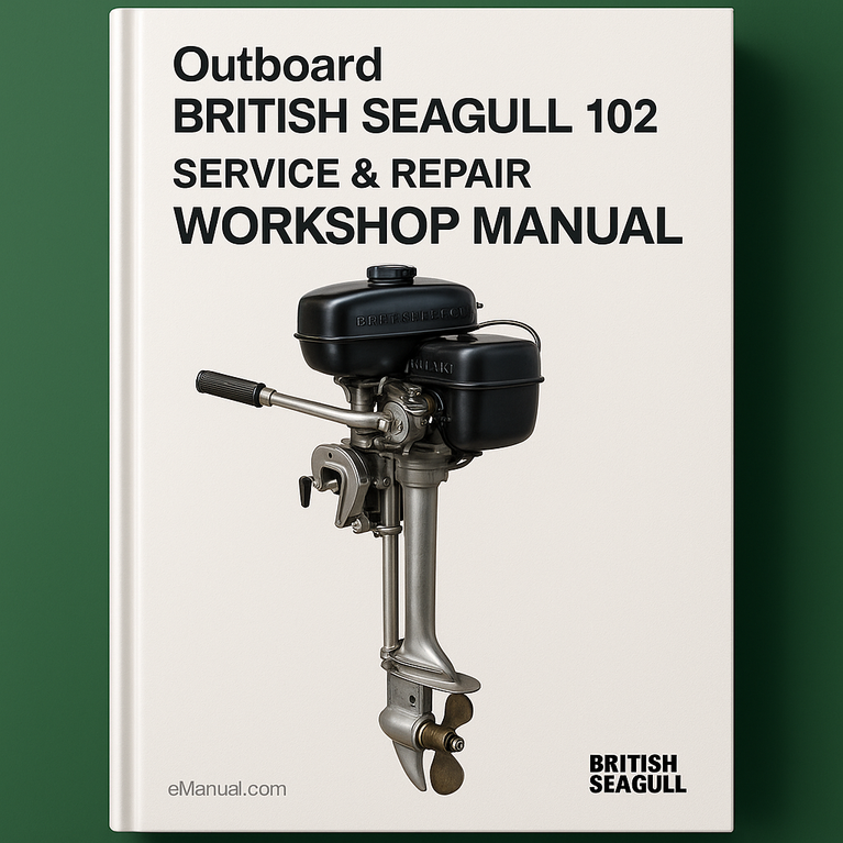 British Seagull 102 Outboard Service Repair Workshop Manual