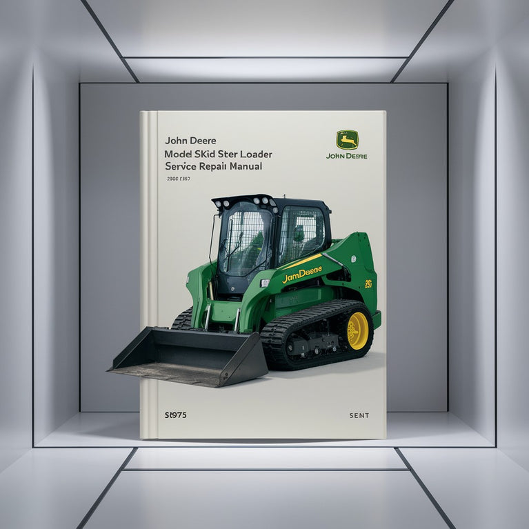 JOHN DEERE ModelS 8875 SKID Steer Loader Service Repair Manual