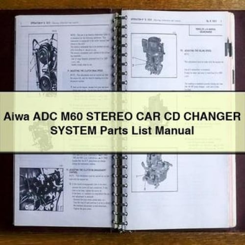 Aiwa ADC M60 Stereo CAR CD CHANGER System Parts List Manual PDF Download