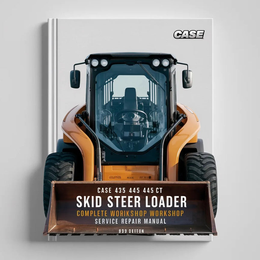 Case 435 445 445CT Skid Steer Loader Complete Workshop Service Repair Manual