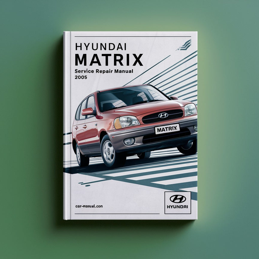 Manual de reparación de servicio Hyundai Matrix 2002-2005 Descargar PDF