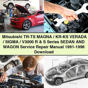 Mitsubishi TR-TS MAGNA/KR-KS VERADA/SIGMA/V3000 R & S Series SEDAN And WAGON Service Repair Manual 1991-1996