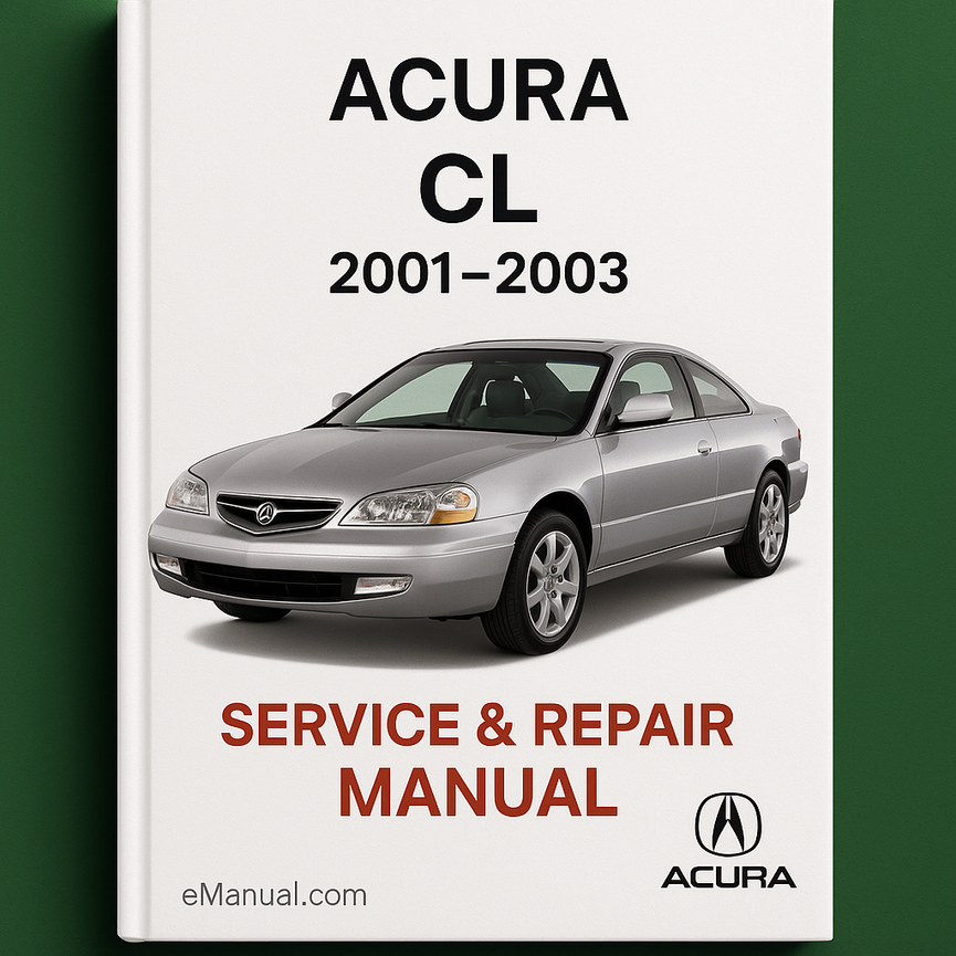 Acura CL Service Repair Manual 2001-2003