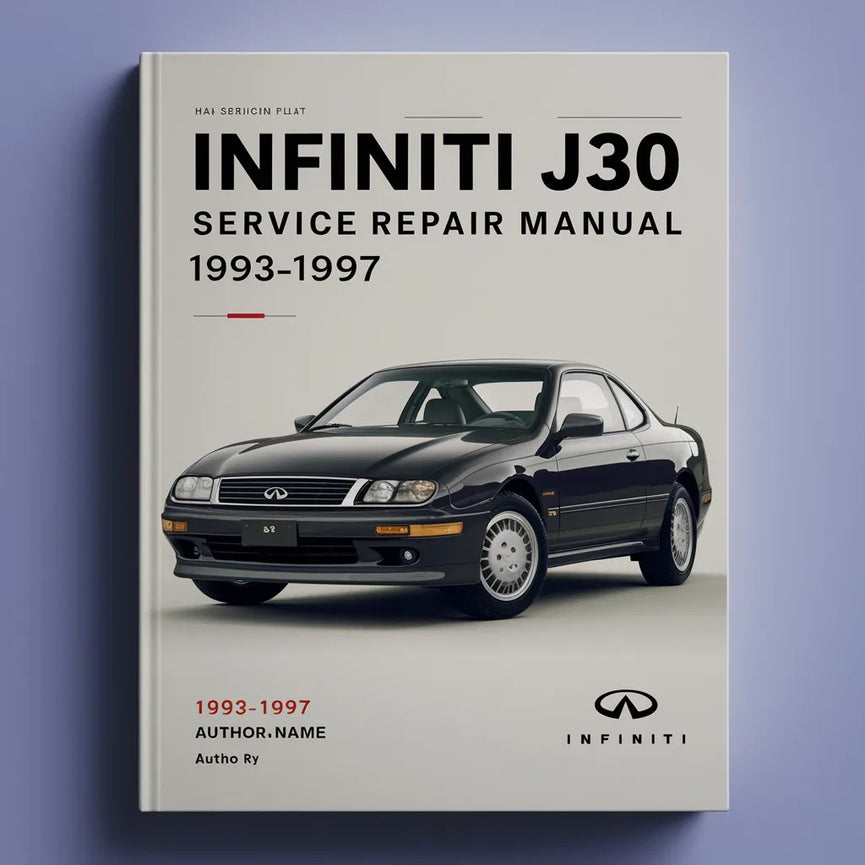 Infiniti J30 Service Repair Manual 1993-1997