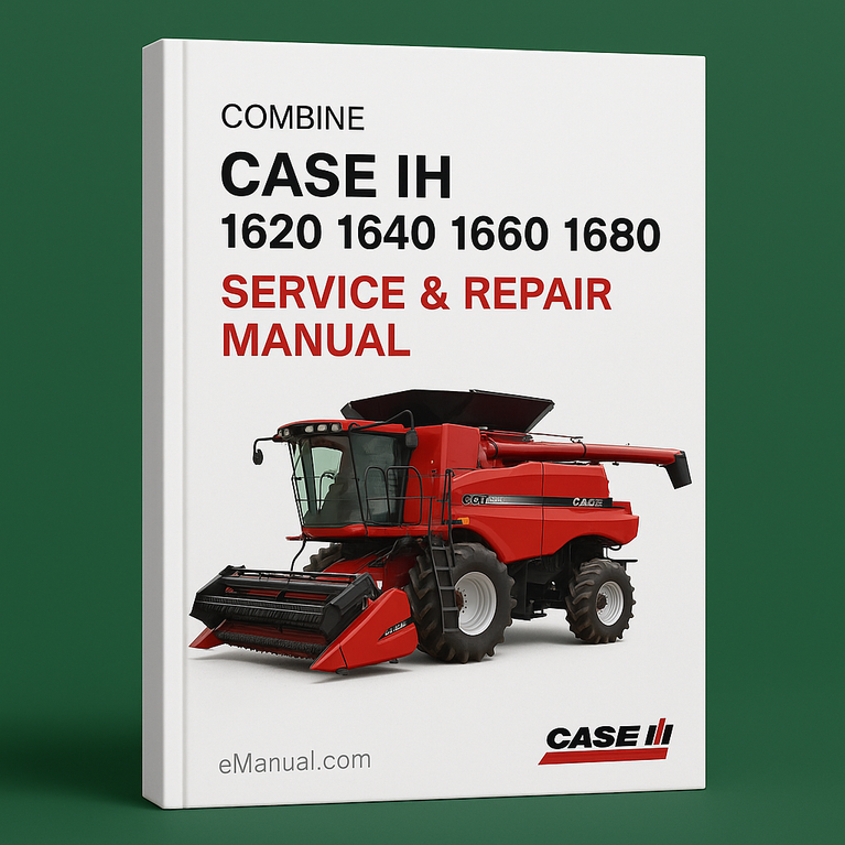 Case Ih AxialFlow 1620 1640 1660 1680 Combine Service Repair Manual