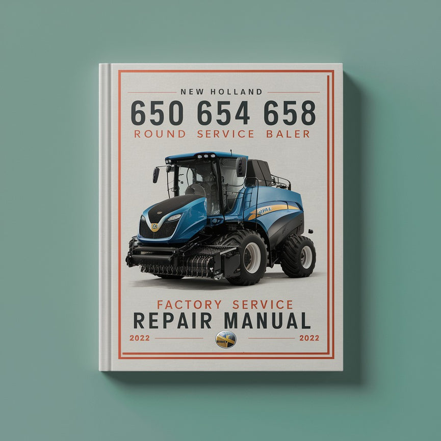 New Holland 650 654 658 Round Baler Factory Service Repair Manual