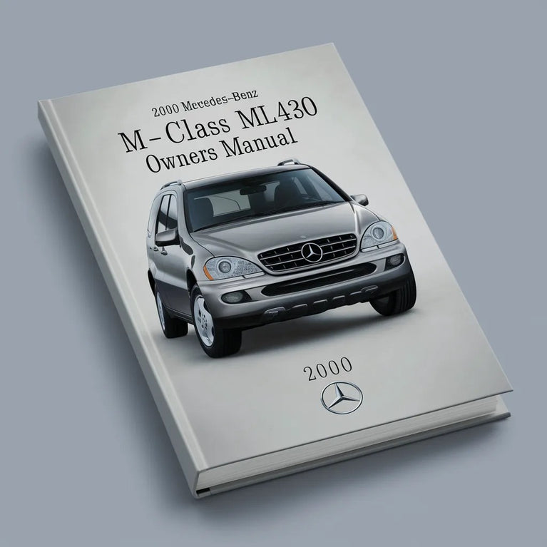 2000 Mercedes-Benz M-Class ML430 Owners Manual