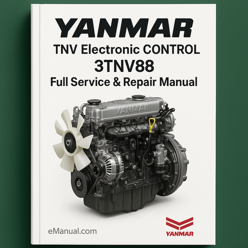 YANMAR TNV Electronic CONTROL 3TNV88 Full Service Repair Manual