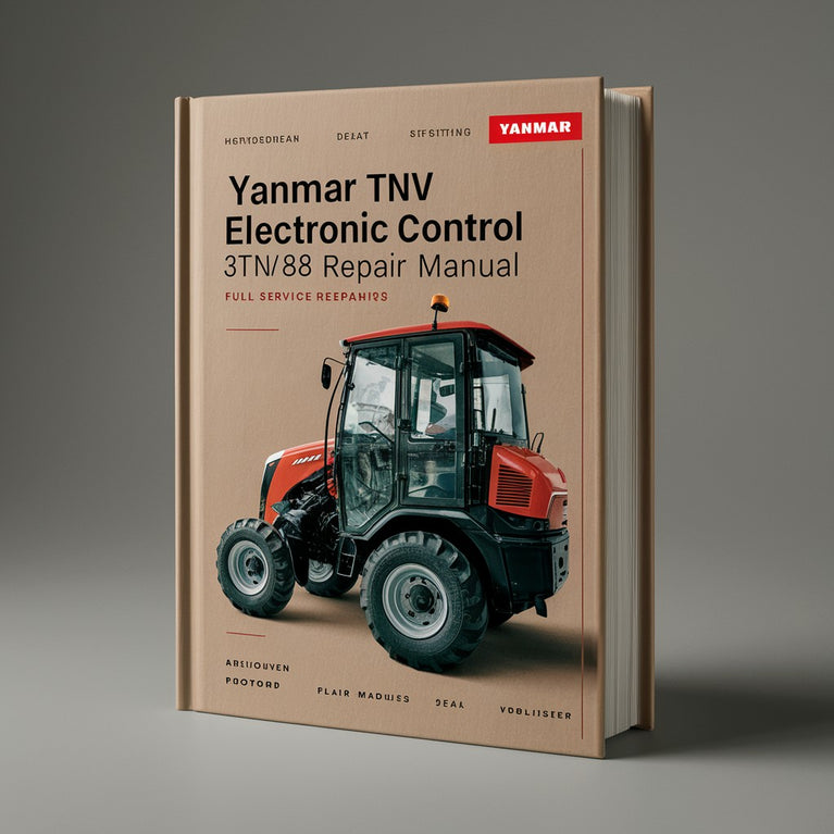 YANMAR TNV Electronic CONTROL 3TNV88 Full Service Repair Manual