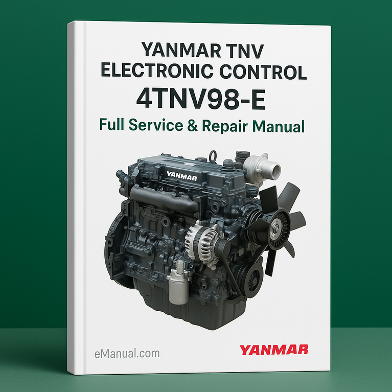 YANMAR TNV Electronic CONTROL 4TNV98-E Full Service Repair Manual