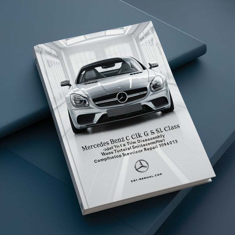 Mercedes Benz C CL CLK G E M S SL Class & Maybach Video Tutorial Body & Trim Disassembly Complete Workshop Service Repair Manual 1994-2013