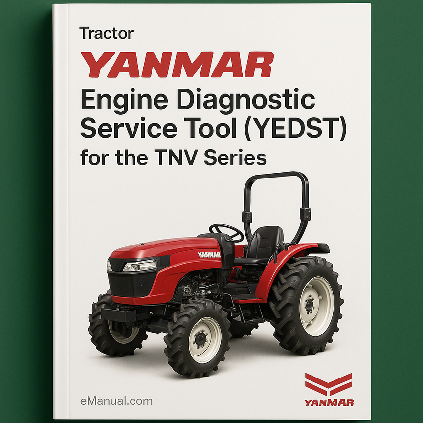 YANMAR Engine DIAGNOSTIC Service TOOL(YEDST)FOR THE TNV SERI