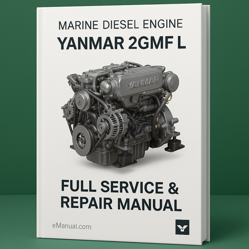 Yanmar Marine Diesel Engine 2gm F L Full Service Repair Manual