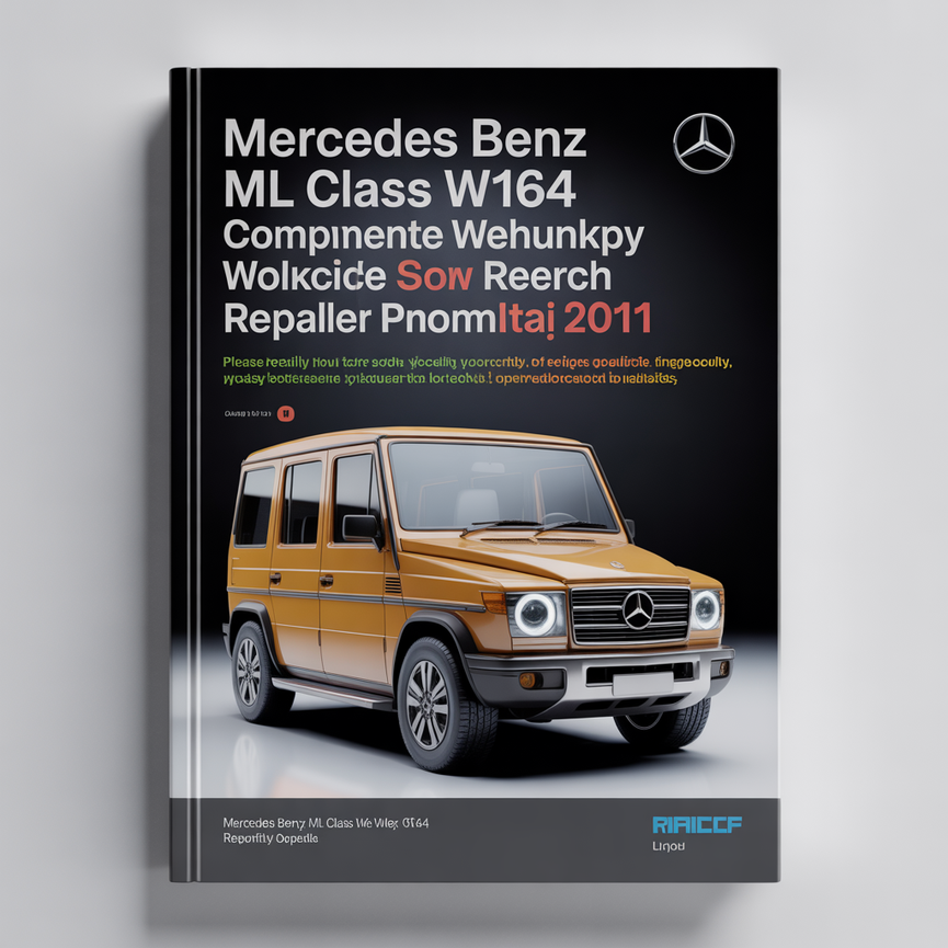 Mercedes Benz ML Class W164 Complete Workshop Service Repair Manual 2011