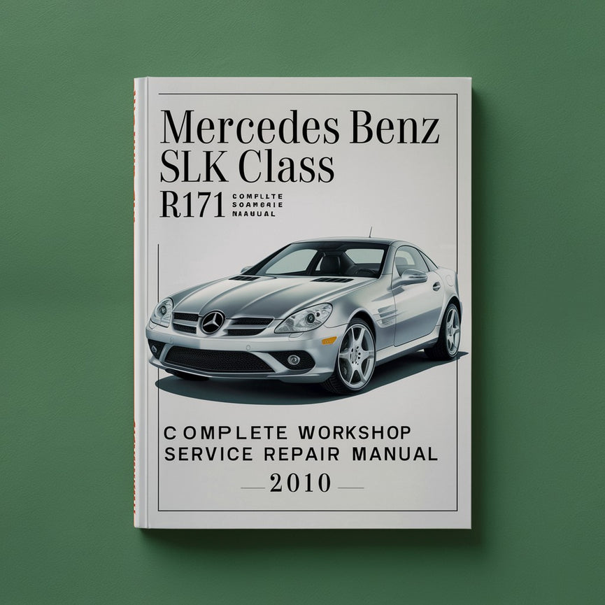 Mercedes Benz SLK-Klasse R171 Komplettes Werkstatthandbuch 2010