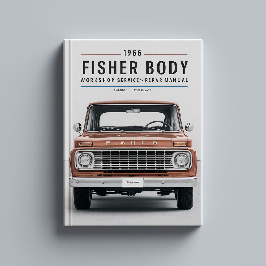 1966 Manual de Servicio/Reparación del Taller Fisher BODY