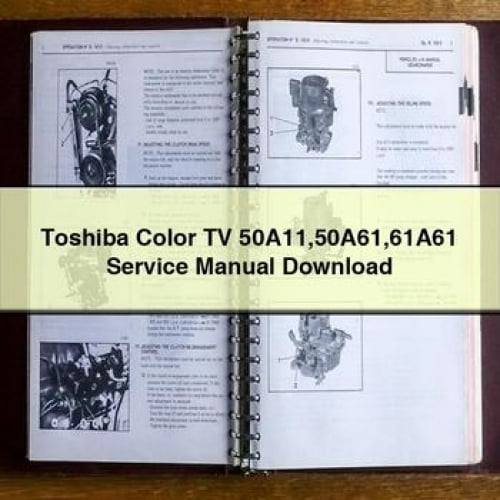 Toshiba Color TV 50A11 50A61 61A61 Service Manual Download PDF