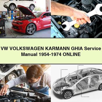 VW Volkswagn KARMANN GHIA Service Repair Manual 1954-1974 Online