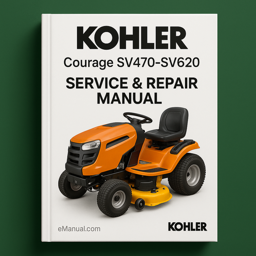 Kohler Courage SV470-SV620 Service Repair Manual