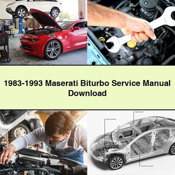 1983-1993 Maserati Biturbo Service Repair Manual PDF Download