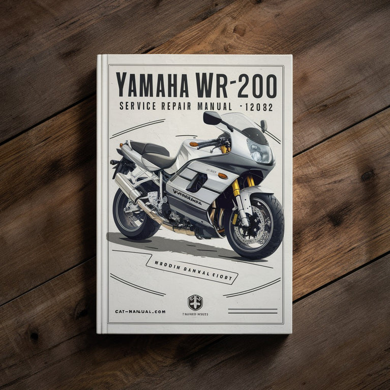 yamaha wr200 Service Repair Manual 1992