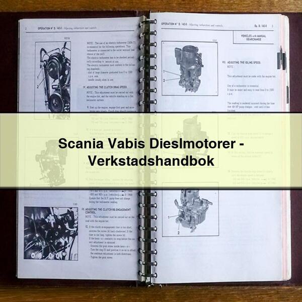 Scania Vabis Dieselmotoren - Werkshandbuch