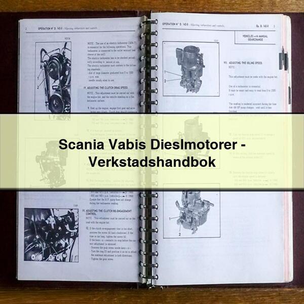 Scania Vabis Dieslmotorer-Verkstadshandbok