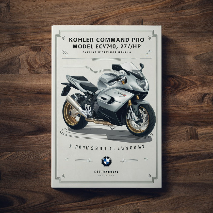 Kohler Command PRO EFI Model ECV740 27HP Engine Workshop Manual