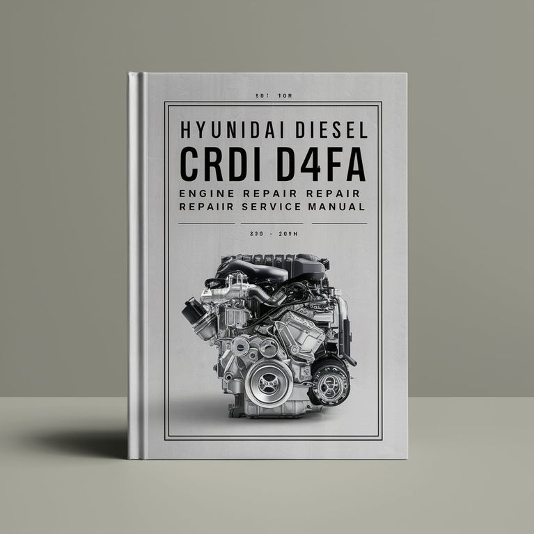 Hyundai Diesel Engine CRDI D4FA Service Repair Manual full