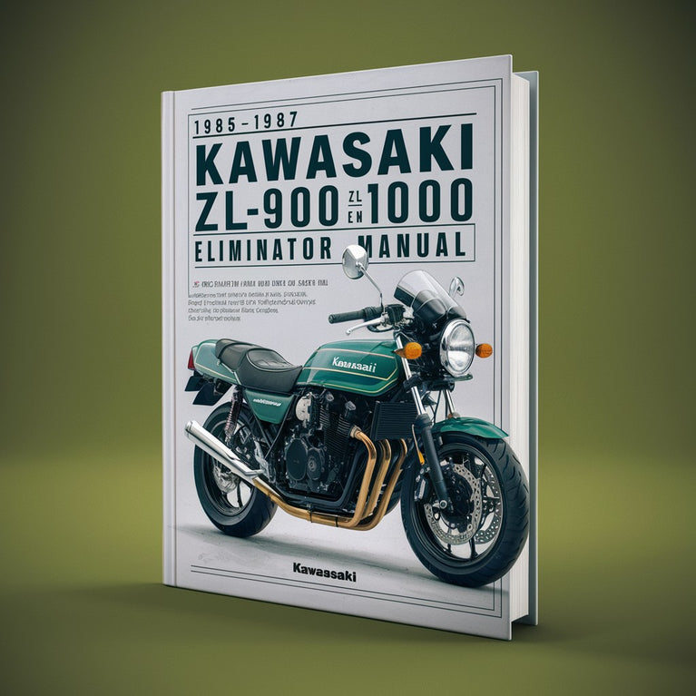 1985-1987 Kawasaki ZL900 ZL1000 Eliminator Service Repair Manual