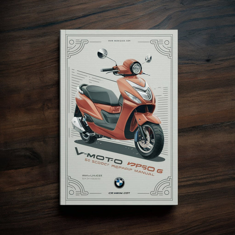 VMOTO MONZA JP50 50CC Scooter Factory Repair Manual