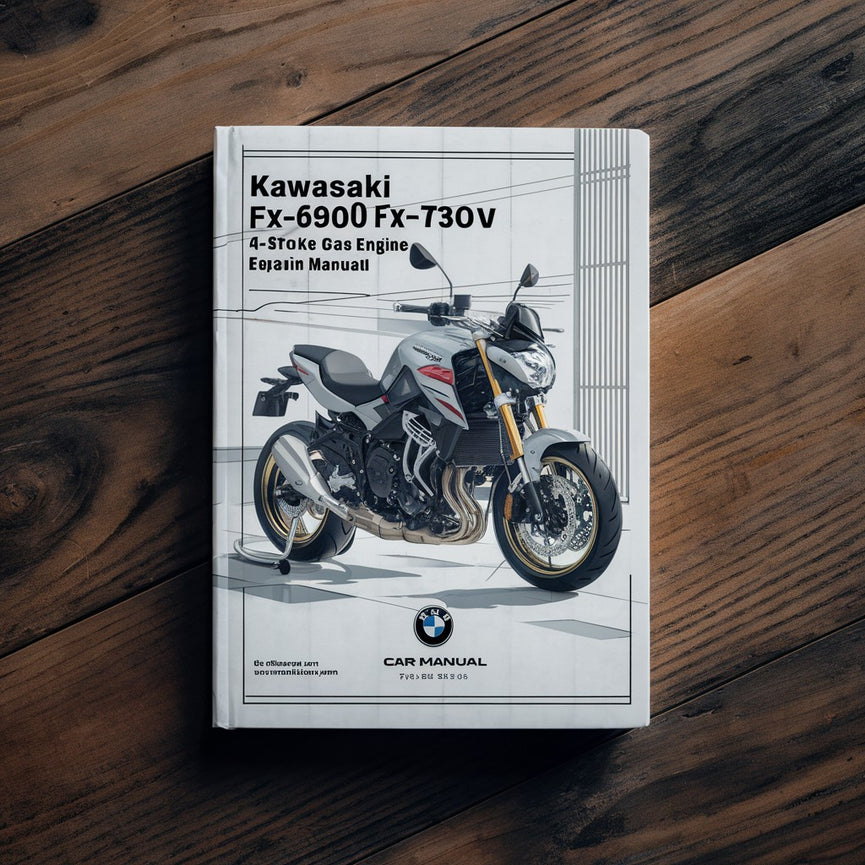 Manual de servicio del motor de gasolina de 4 tiempos Kawasaki FX651V FX691V FX730V - Mejorado - Descargar PDF