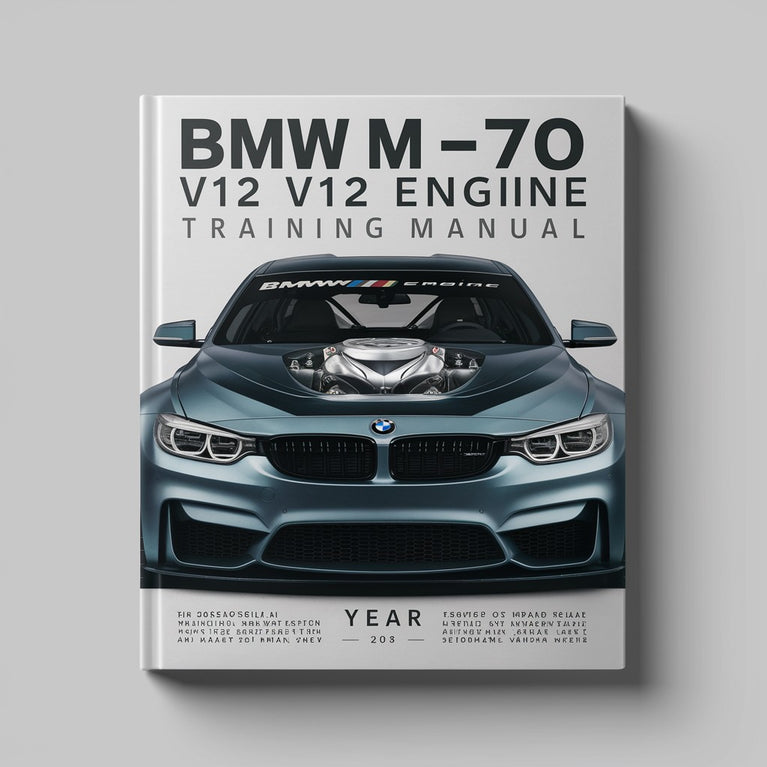 BMW M-70 V12 engine Training Manual-A unique publication