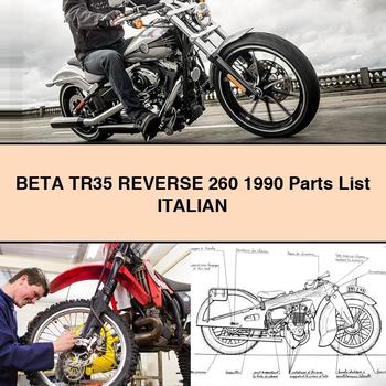 BETA TR35 REVERSE 260 1990 Parts List ITALIAN