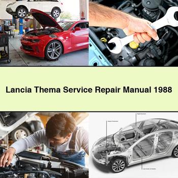 Lancia Thema Service Repair Manual 1988 PDF Download