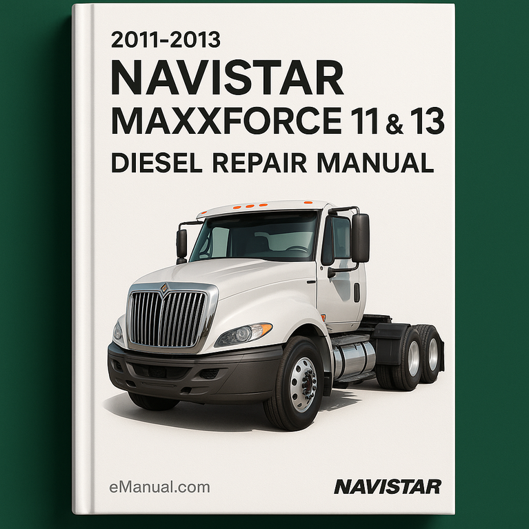 2011-2013 Navistar Maxxforce 11 &amp; 13 Diesel-Reparaturhandbuch