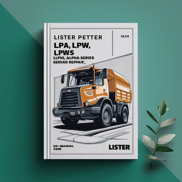 LISTER PETTER LPA LPW LPWT LPWS and LPWG Alpha Series Service Repair Manual-