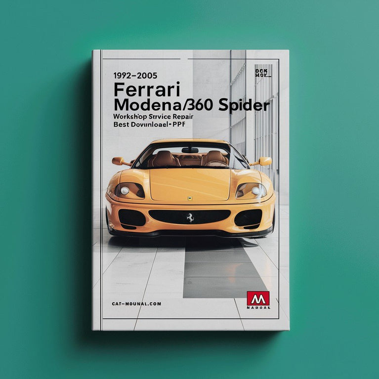 1992-2005 Ferrari 360 Modena/360 Spider Workshop Service Repair Manual Best Download-1117MB PDF