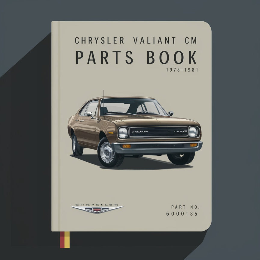 CHRYSLER VALIANT CM Parts Manual 1978-1981