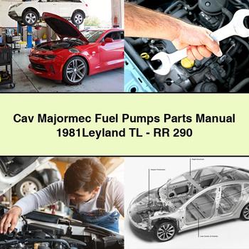 Cav Majormec Fuel Pumps Parts Manual 1981Leyland TL-RR 290 PDF Download