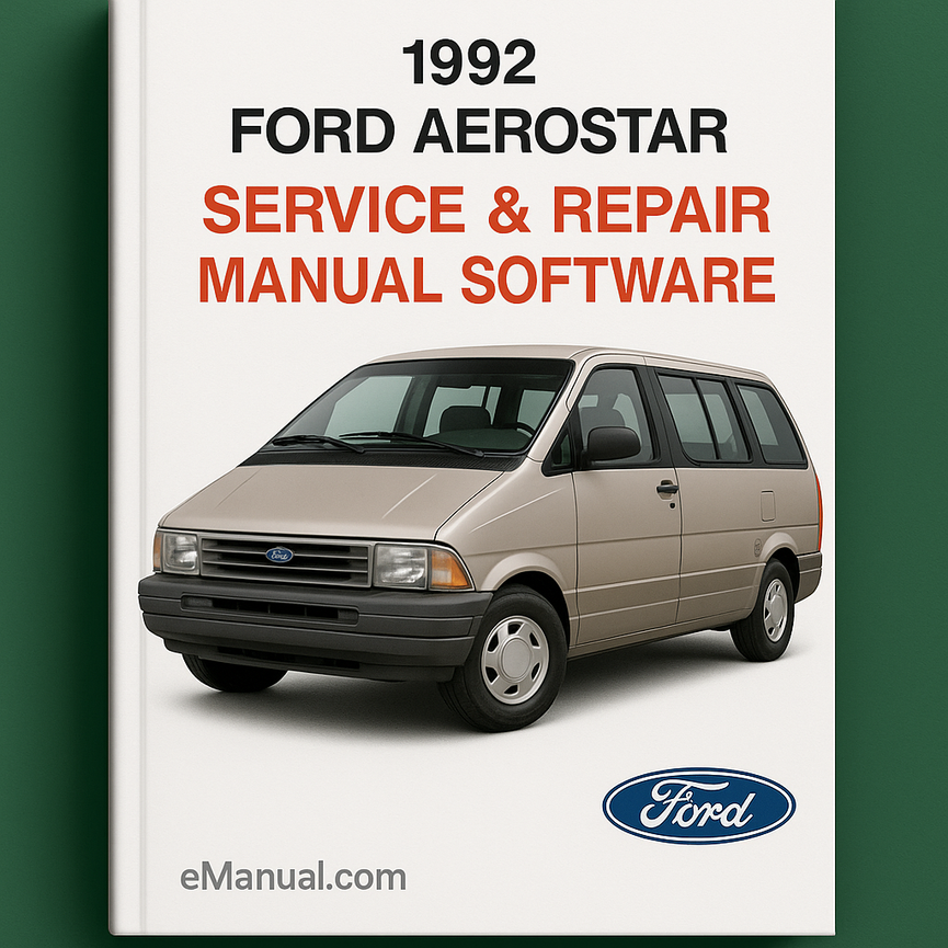 1992 Ford Aerostar Service & Repair Manual Software